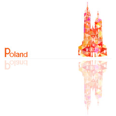 symbol of poland, vector illustration