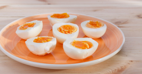 hard-boiled eggs