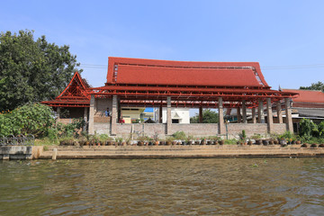 Fototapeta premium BANGKOK, THAILAND - December 15, 2014: boating on the Chao Phray