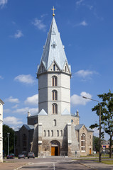 Fototapeta na wymiar Alexander's Lutheran church in Narva, Estonia