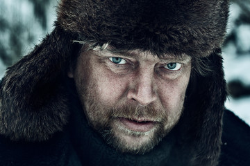Portrait of a Russian peasant