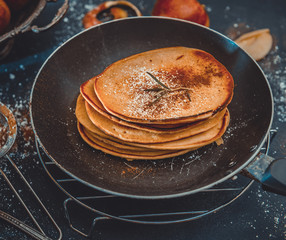 home-cooked pancakes