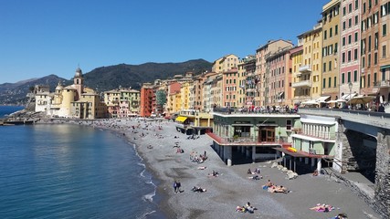 Fototapeta na wymiar Camogli Liguria Italia