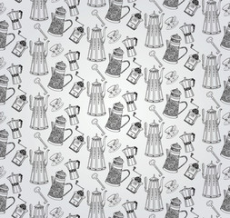 Vintage Hand Drawn Seamless Pattern