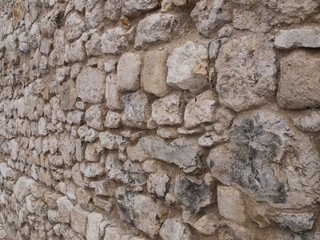 old stone wall as background