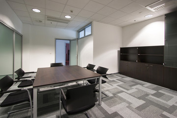 Conference room in new office building