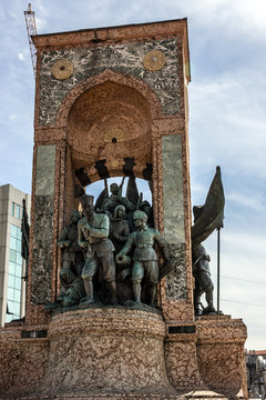 Taksim Monument of the Republic, Istanbul, Turkey