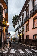 Fototapeta na wymiar Funchal street, Madeira island, Portugal