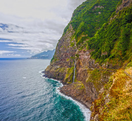 Ocean beach view, Madeira Island, Portugal