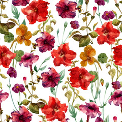 Petunia flower pattern