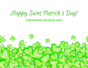 St. Patricks Day holiday frame