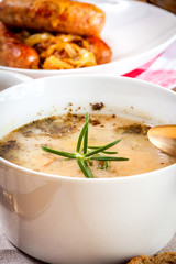 Traditional Polish soup sourdough.