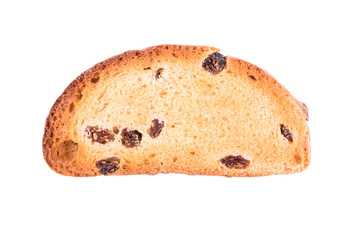Rusk with raisins