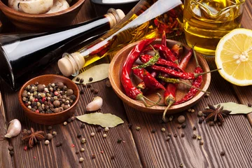 Foto auf Alu-Dibond Various spices © karandaev