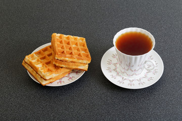 Cookies and cup of china tea