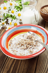 Buckwheat porridge with milk