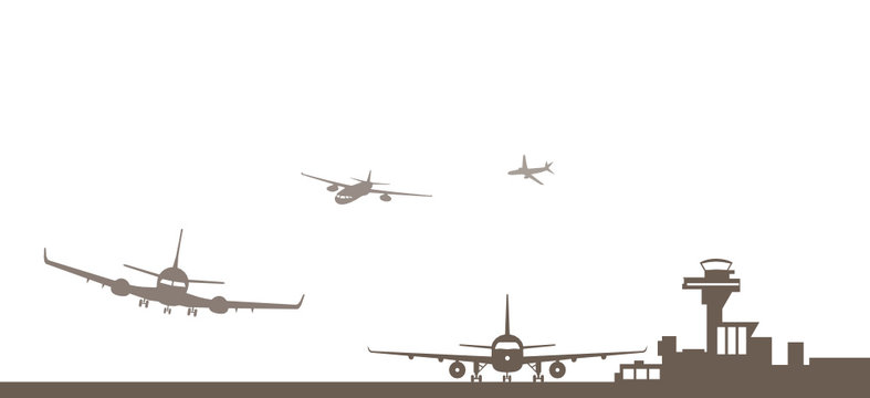 Skyline Flughafen