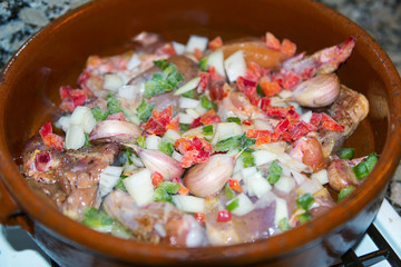 Chicken with Plums