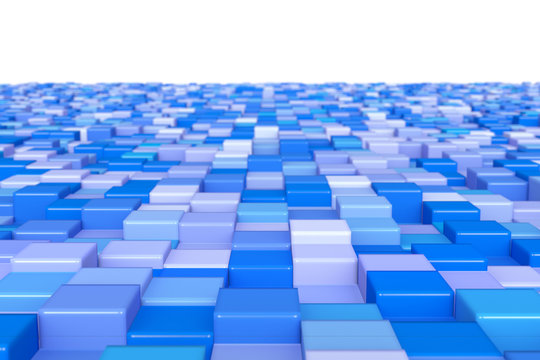 blue cubes