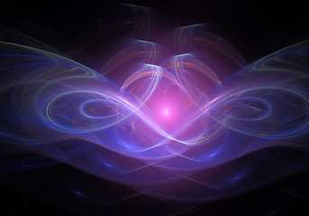 Abstract fractal background