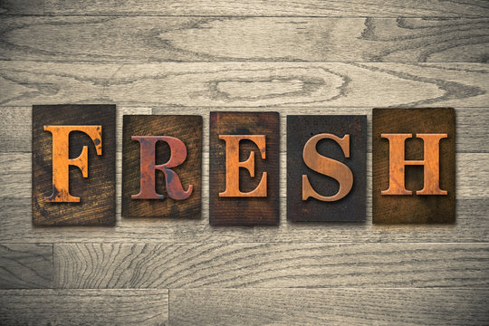 Fresh Wooden Letterpress Theme