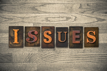 Issues Wooden Letterpress Theme