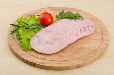Sliced ham