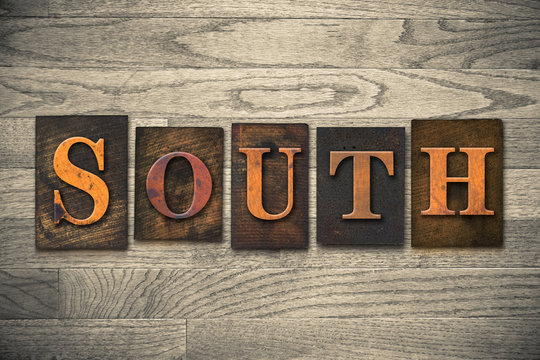 South Wooden Letterpress Theme