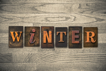 Winter Wooden Letterpress Theme