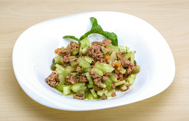 Tuna and celery salad
