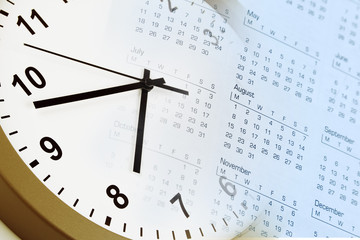 Clock and calendar