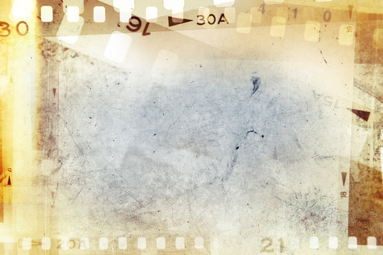 Fototapeta Film frames filmstrip background