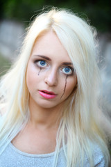 Fototapeta premium blond dziewczyna