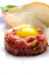 veal tartare appetizer