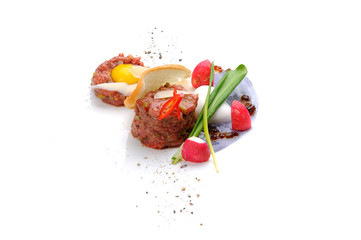 veal tartare appetizer