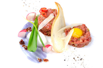 veal tartare appetizer
