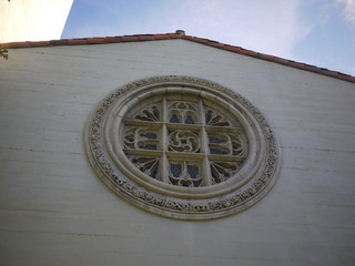 ロサンゼルスの教会の丸窓
