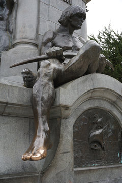 Indian, Magellan memorial, Punta Arenas