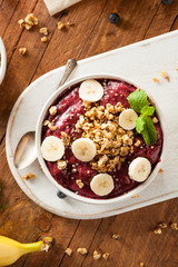 Healthy Organic Berry Smoothie Bowl
