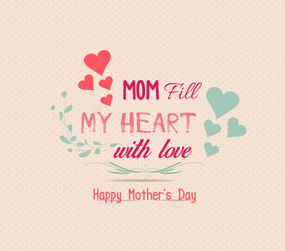 mothers day greeting card