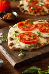 Homemade Margarita Flatbread Pizza