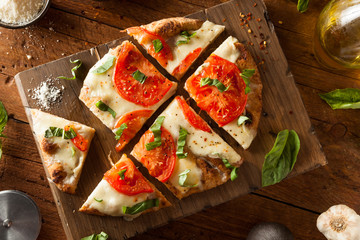 Homemade Margarita Flatbread Pizza