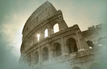 Fototapety  Widok na Rzym
