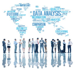 Data Analysis Analytics Comparison Information Concept