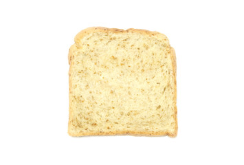 sliced bread isolated on white background
