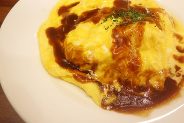 omelet　 rice