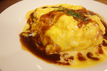 omelet　 rice