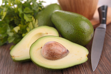 raw avocado