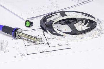 Electricity components, LED