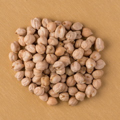 Circle of chickpeas